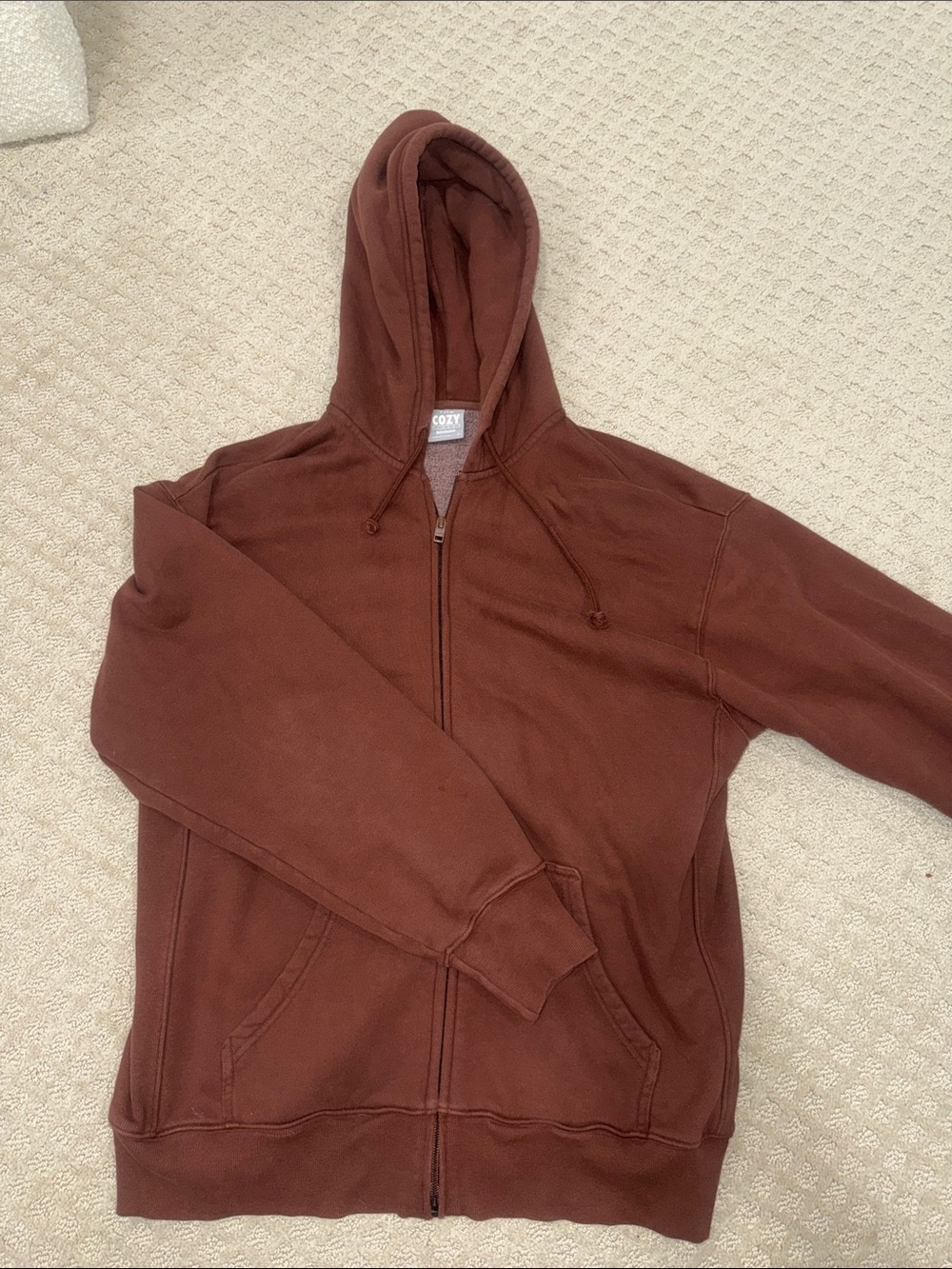 TNA Cozy Boyfriend Full-Zip Hooded Sweatshirt